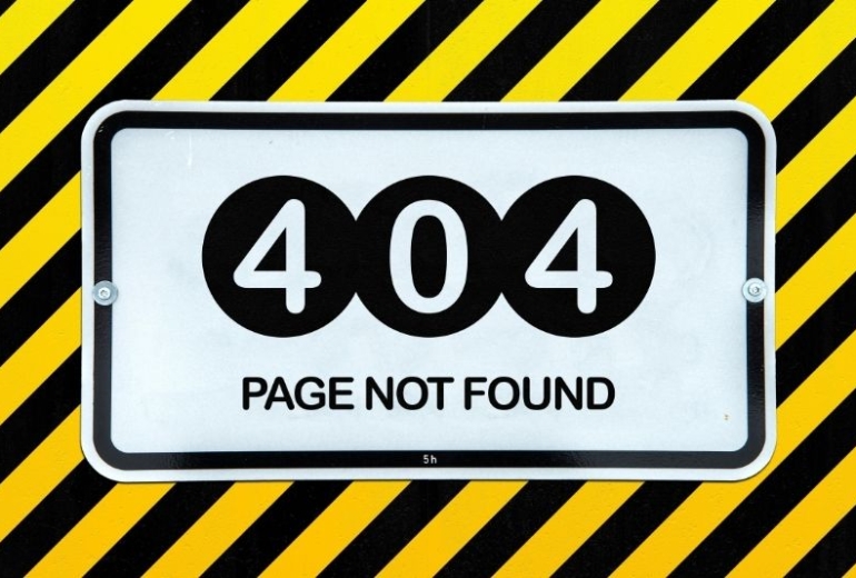 δημιουργική σελίδα 404